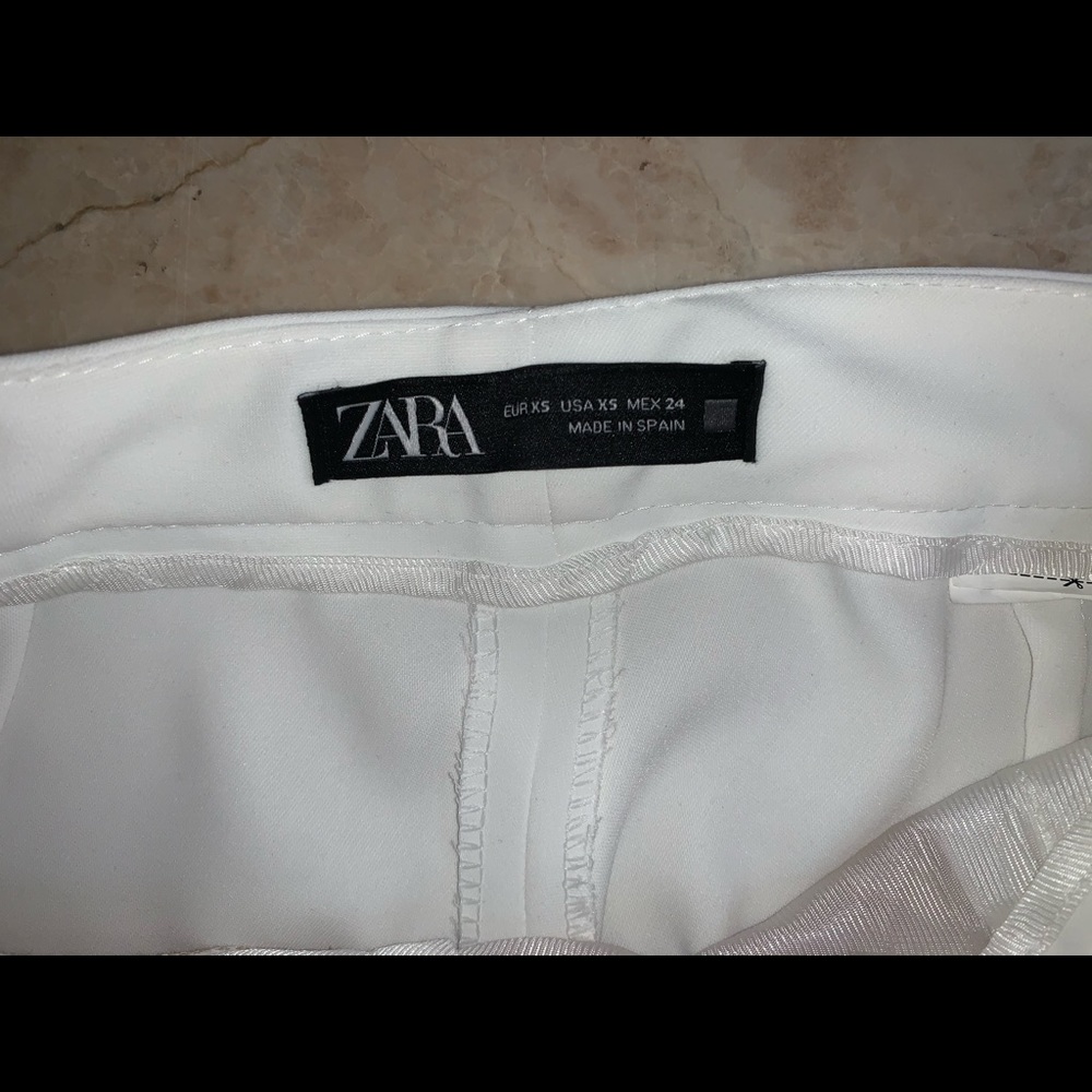 Zara White Pants